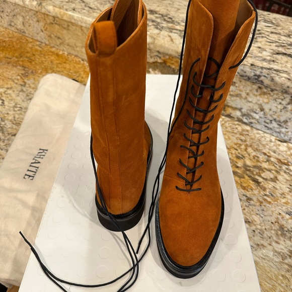 Khaite Conley Boot- Size 40, Color-Caramel NEW WITH BOX - Picture 4 of 7
